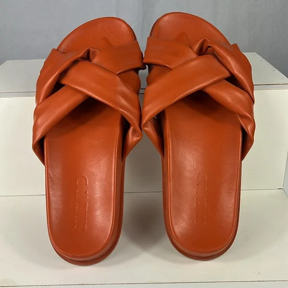 Anthropologie Silent D Helena Sandals in Terra Cotta. - Picture 6 of 10